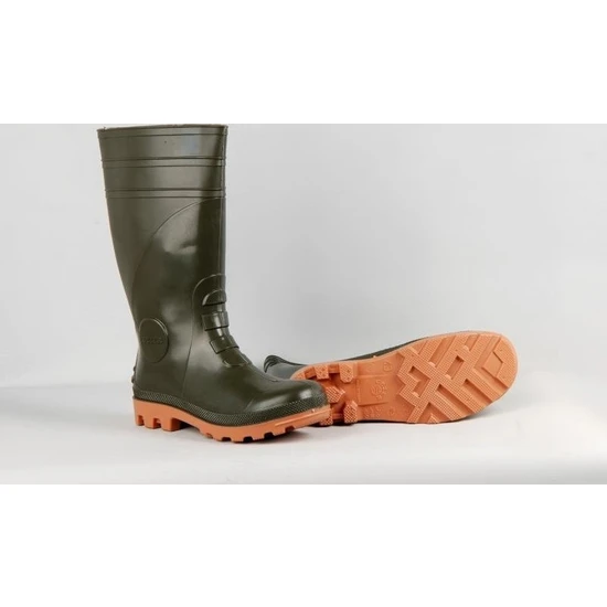 Gezer Çelik Burunlu Çizme S4 Haki Renk