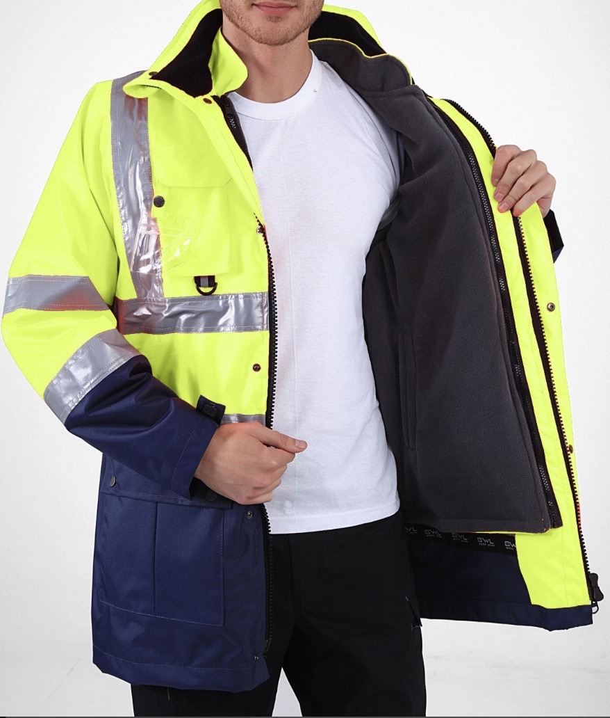 5’İ Bir Arada Hi-Vis Kaban