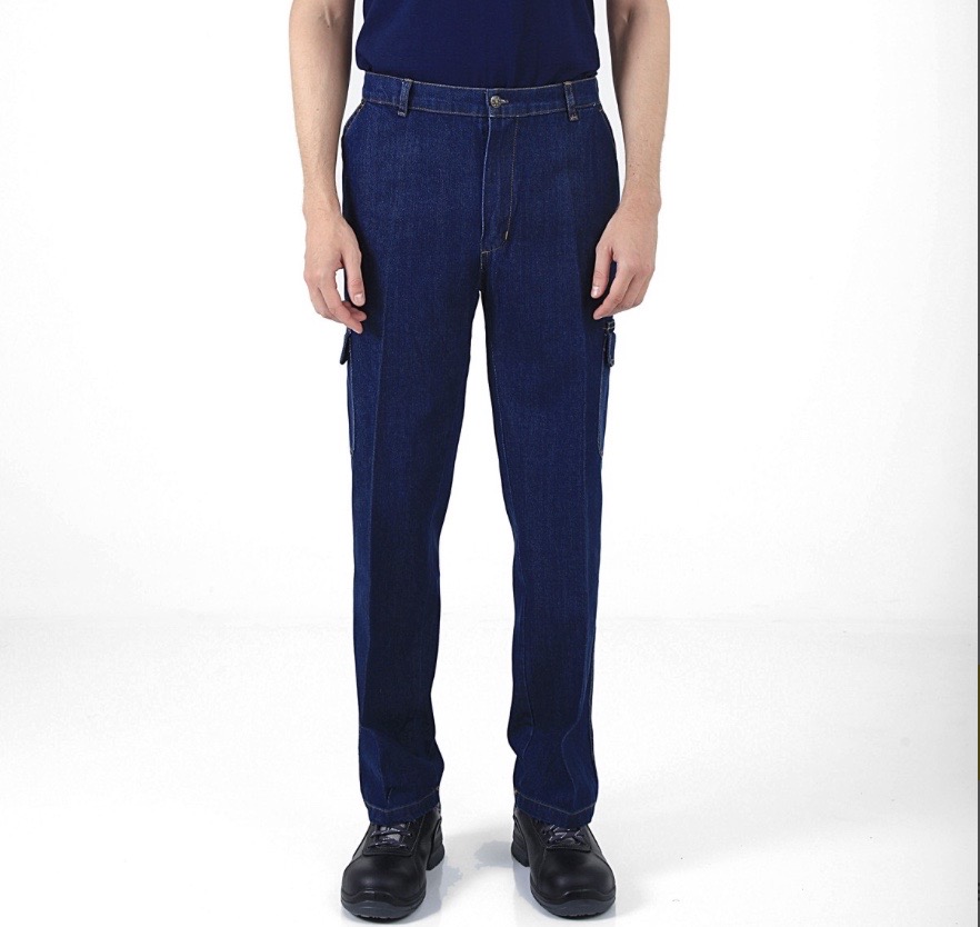 Çift Komando Cepli Kot Pantolonu