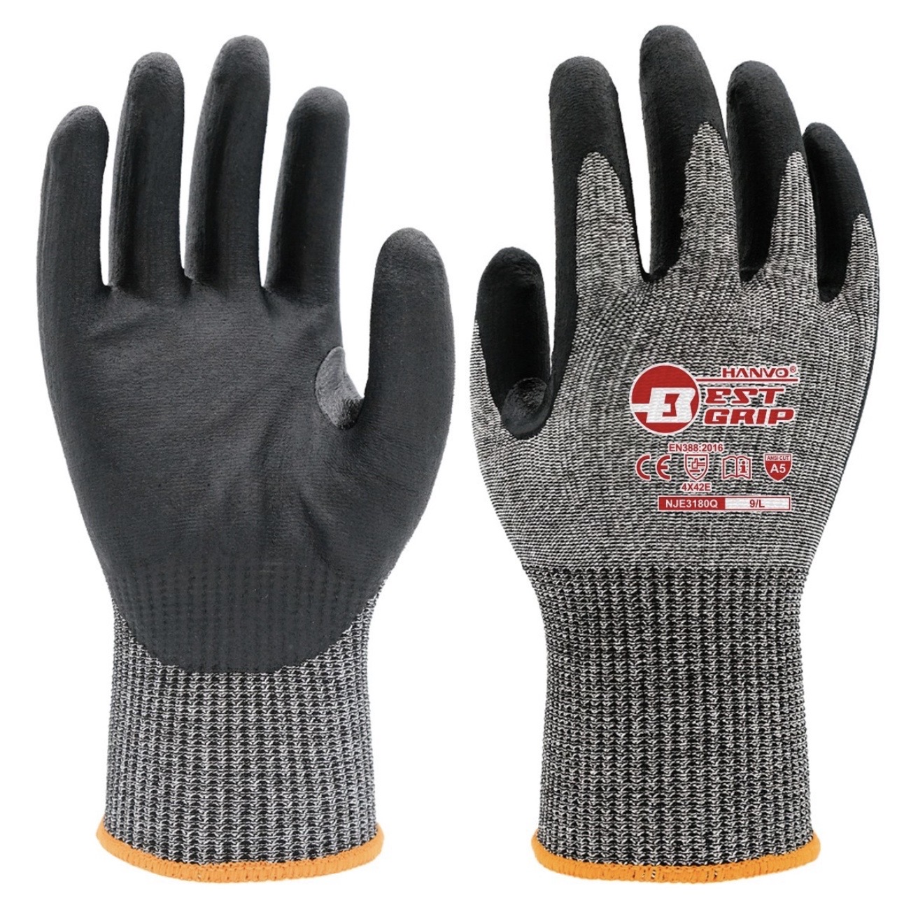 Hanvo Köpük Nitril Kesilme Dirençli Eldiven